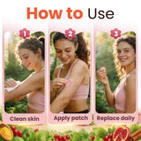 Pacifoo Parches GLP-1: uso diario en brazo o abdomen para comodidad discreta