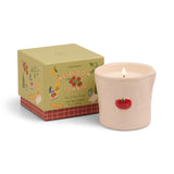 Vela Paddywax Bistro en tarro cerámico pintado a mano, ideal como decoración aromática para el hogar.