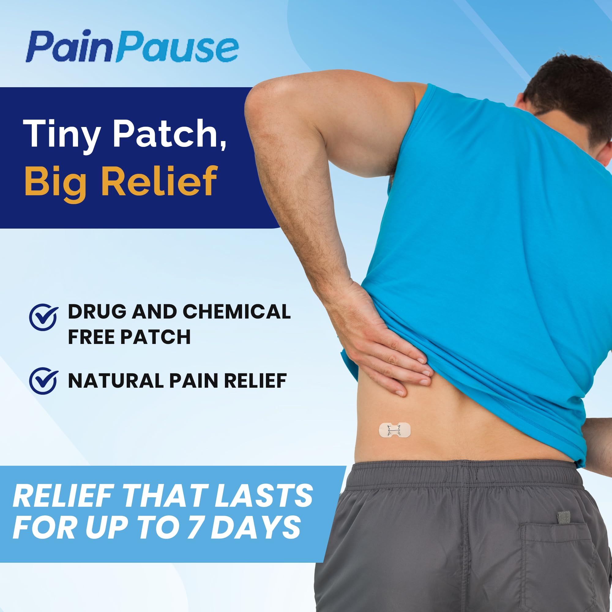 PainPause micro puntos cutáneos para activar alivio sin fármacos