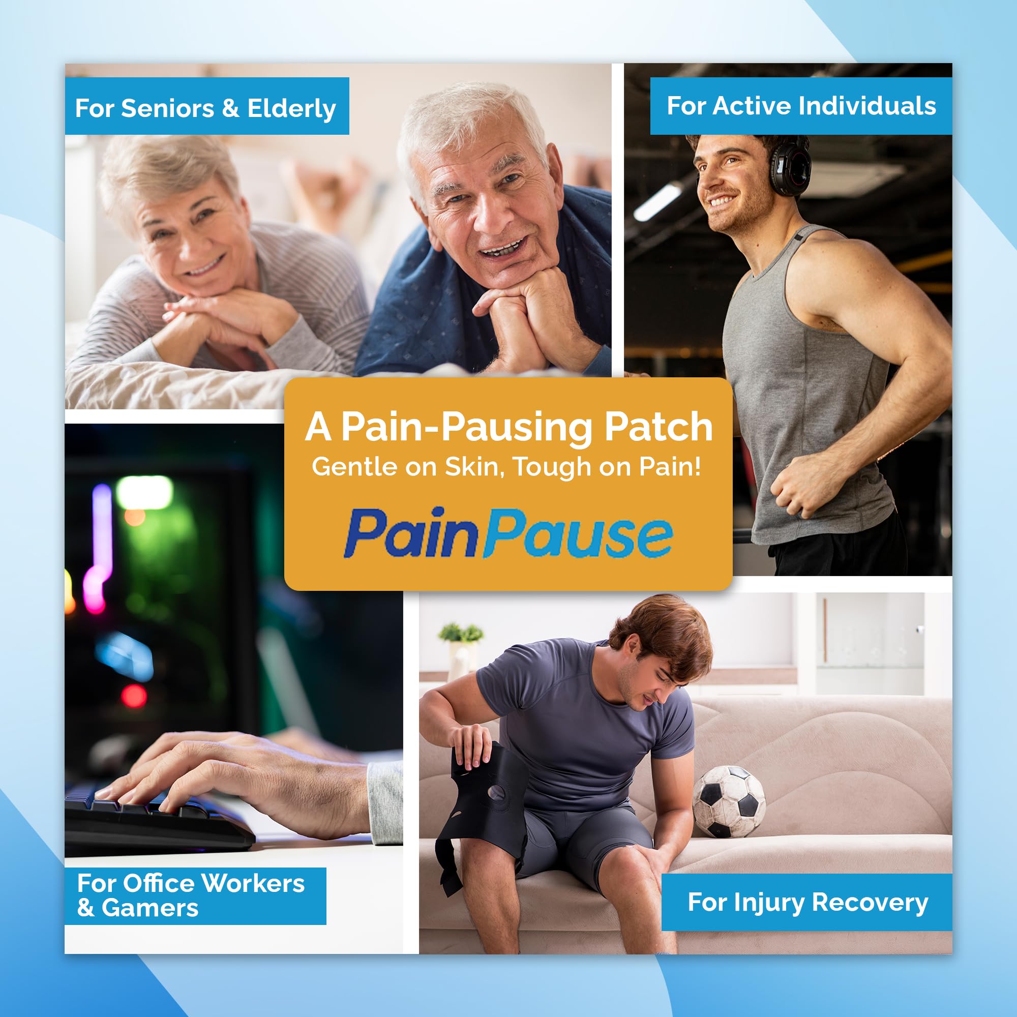PainPause paquetes dobles con 4 dispositivos para conveniencia y uso continuo