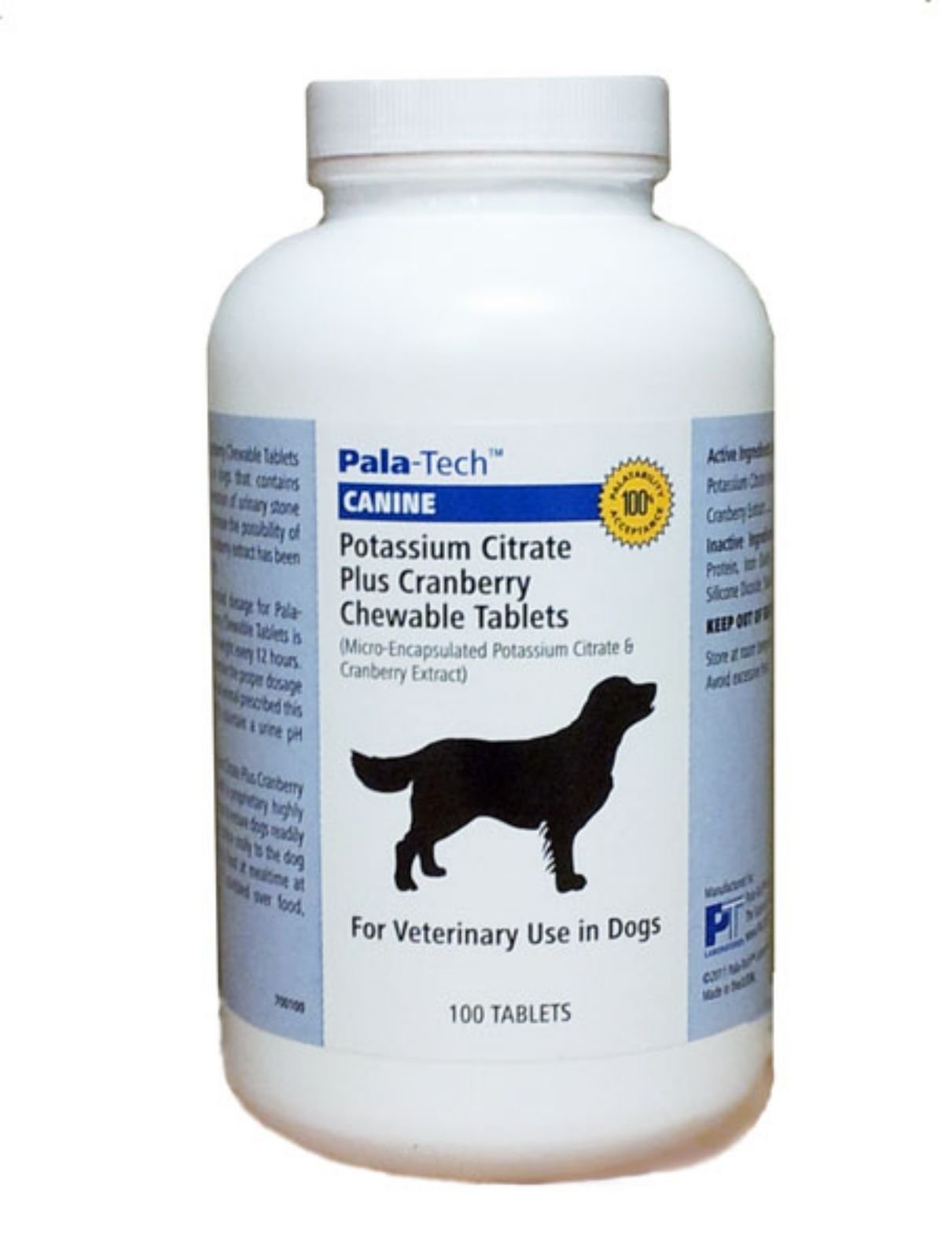 Pala Tech Perro UTI Tratamiento: tabletas masticables que apoyan la salud urinaria diaria