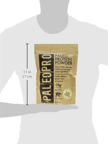 Paleo Pro 26 g libre de gluten y lactosa, etiqueta clara