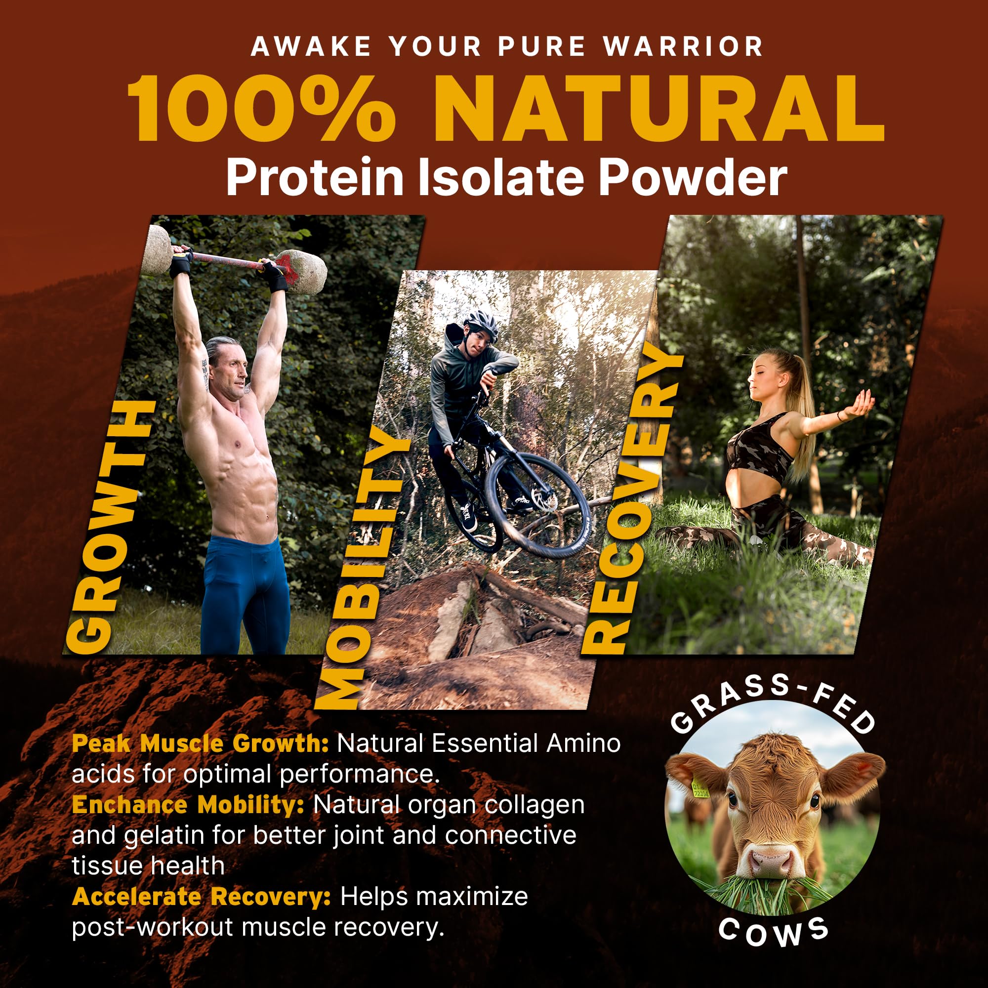 Paleo Pro mezclado en agua, cacao natural para impulso diario.
