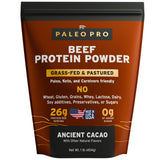 Paleo Pro proteina de carne, envase frente, ideal para dieta paleo y keto.