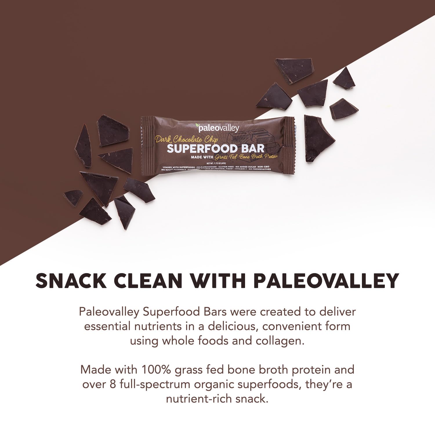 Barras Paleovalley: endulzadas naturalmente con dátiles y fruta del monje.