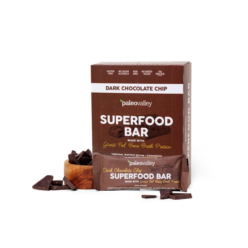 Barras Paleovalley: barra de chocolate negro, snack proteico para llevar.