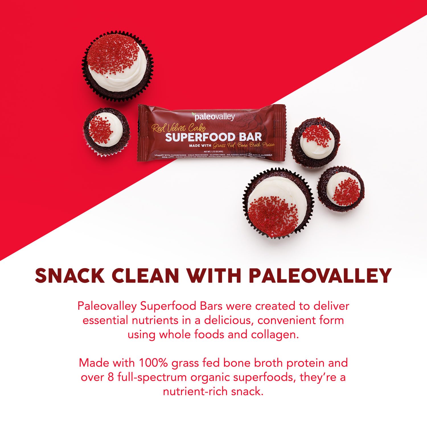 Barras Paleovalley, proteína de caldo de huesos para soporte digestivo.