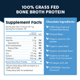 Paleovalley beef bone broth protein powder nutrition panel for informed choices