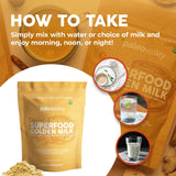 Paleovalley Golden Milk: ingredientes clave para apoyo diario y sabor balanceado.