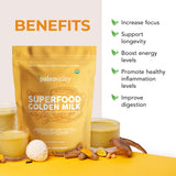 Paleovalley Golden Milk: setas medicinales para enfoque suave y bienestar.