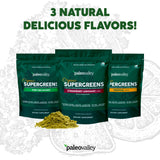 Paleovalley Supergreens, fórmula limpia sin gluten ni soja ni cereales.