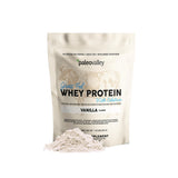 Paleovalley proteina de suero alimentada con pasto, sabor vainilla, en envase