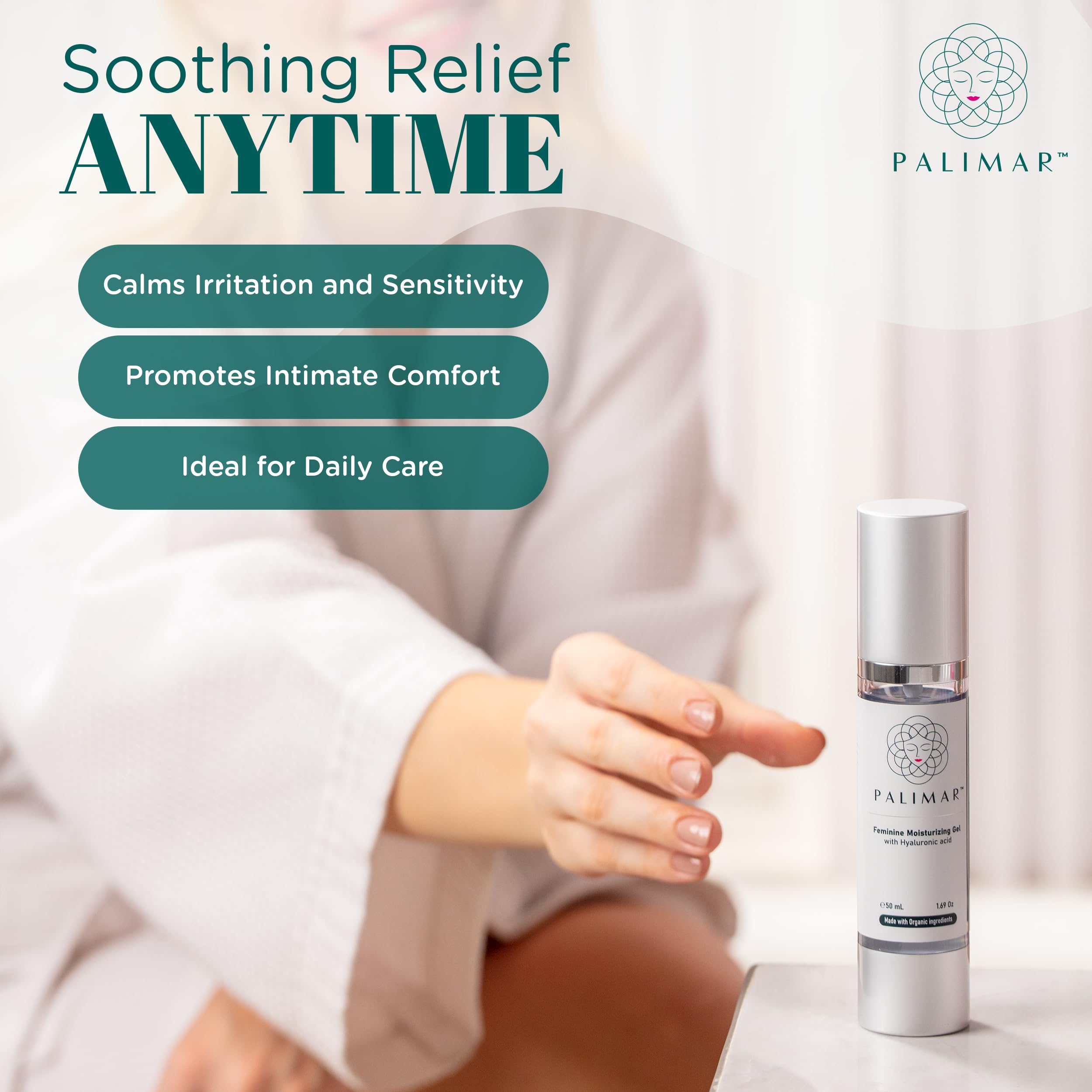 PALIMAR gel intimo acido hialuronico mejora elasticidad