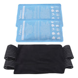 Pallesen Ice Pack 11x5 con envoltorio para hombro, alivio localizado.
