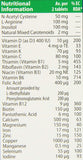 Tabletas con folato, calcio y vitamina D para una ingesta diaria equilibrada durante el embarazo.