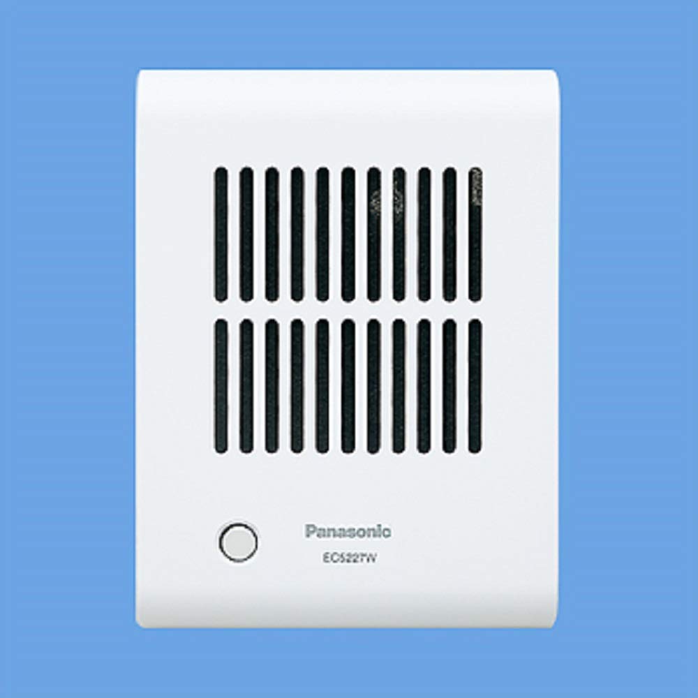Panasonic EC5227W Melody Sign, panel frontal, diseño elegante para espacios domésticos.