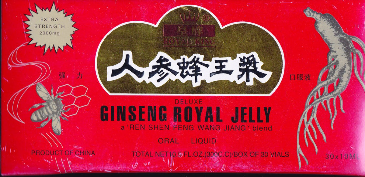 PANAX GINSENG con ginseng y jalea real en miel, viales para energía diaria