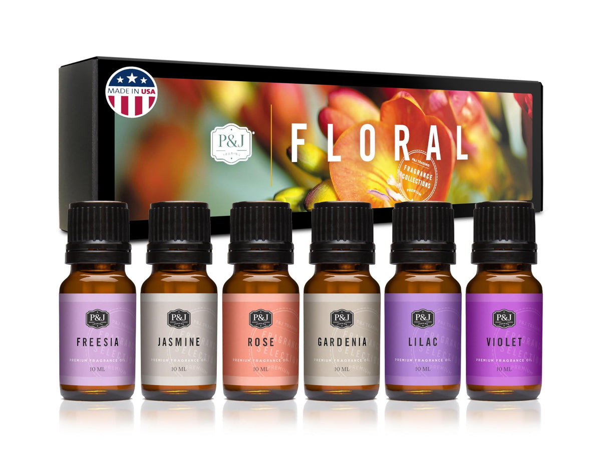 P&J Trading fragancia violeta en botella, ideal para velas y difusores