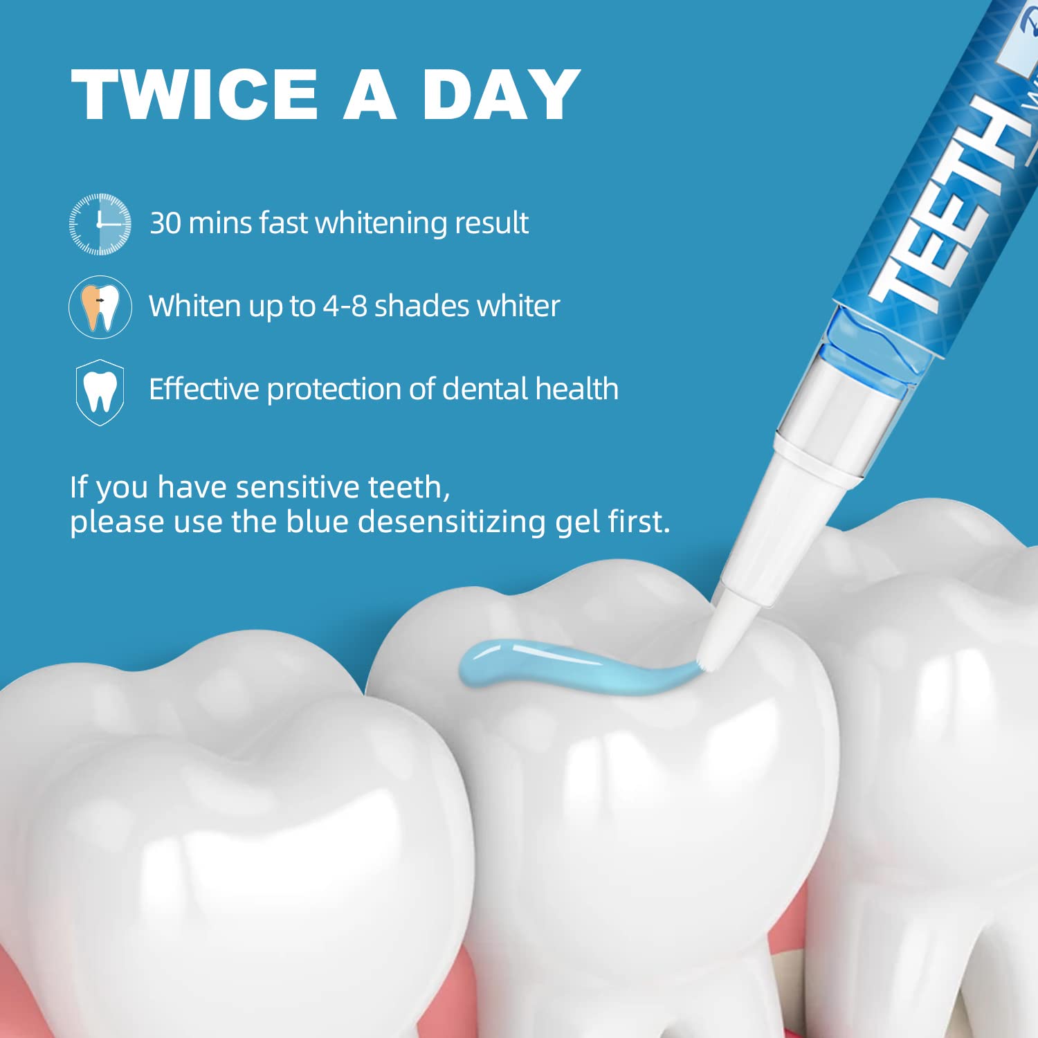 Pankoo blanqueamiento suave para dientes sensibles sin irritación