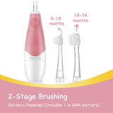 Papablic BabyHandy incluye dos cabezas intercambiables para edades diferentes.