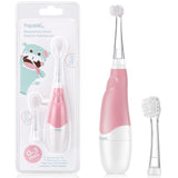 Papablic BabyHandy con luz LED en acción para captar la atención del bebé.