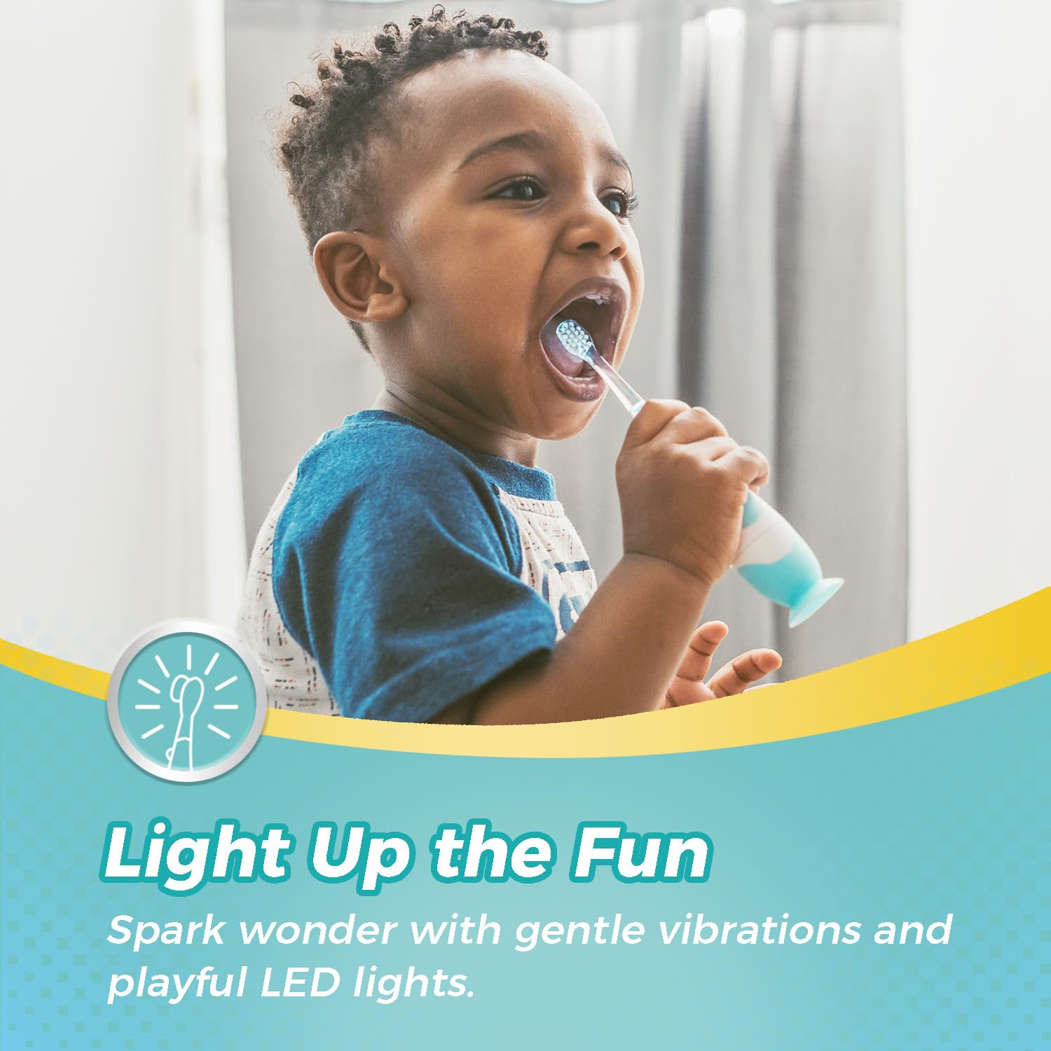Papablic Debby, luz LED: guía visual durante el cepillado.