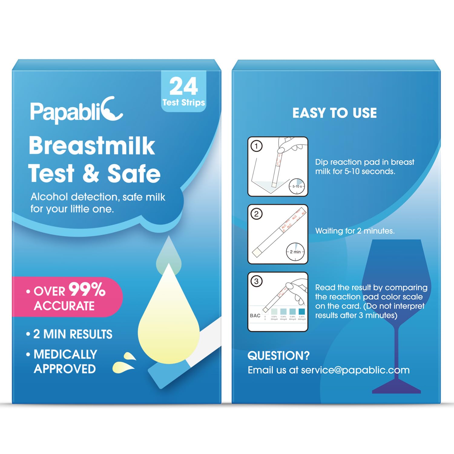 Papablic genera confianza para lactancia con pruebas fiables.