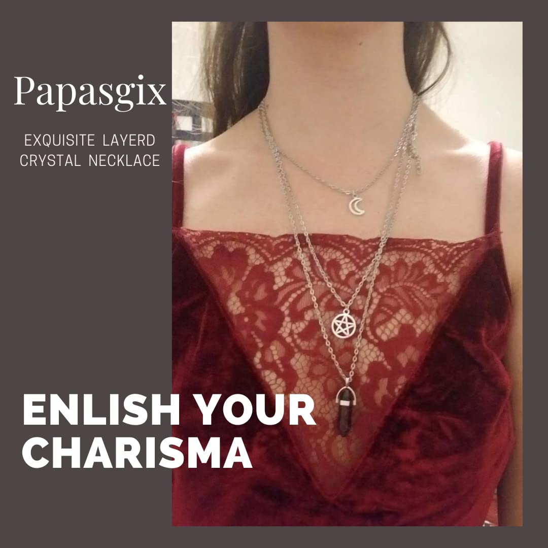 papasgix collar aventurina verde punta, equilibra estilo y energía