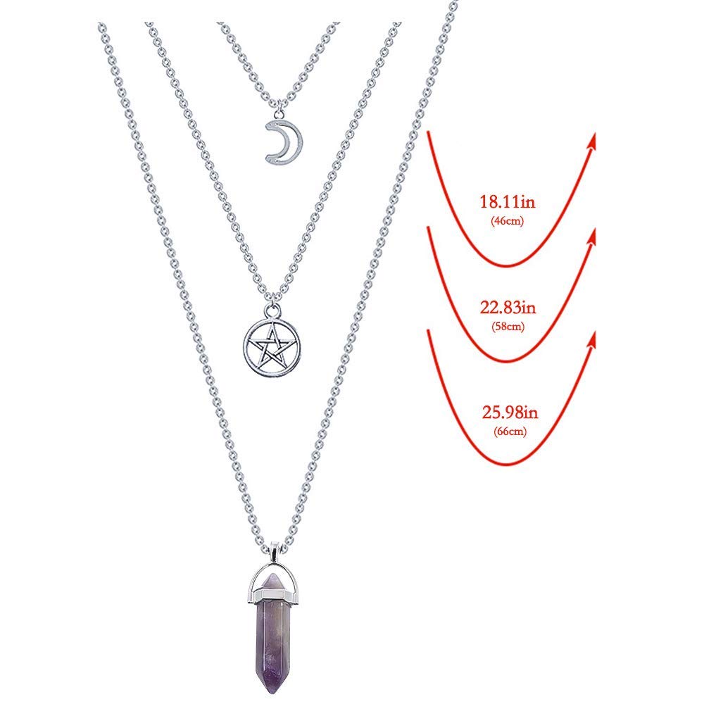 papasgix collar cristales chakras, equilibrio emocional