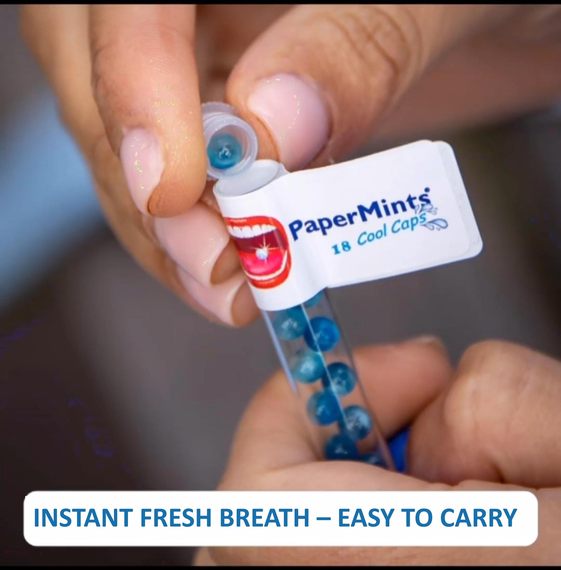 Papermints CoolCaps sin azúcar y sin gluten para una opción consciente.