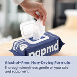 PAPMD toallitas CPAP compatibles con mascarilla para limpieza rápida.