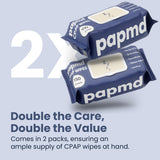 PAPMD para viajes: toallitas CPAP desechables rápidas.