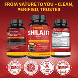 Papnami Shilajit Tribulus: apoyo potencial para rendimiento y vitalidad.