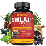 Papnami Shilajit envase: presentación premium para bienestar diario.