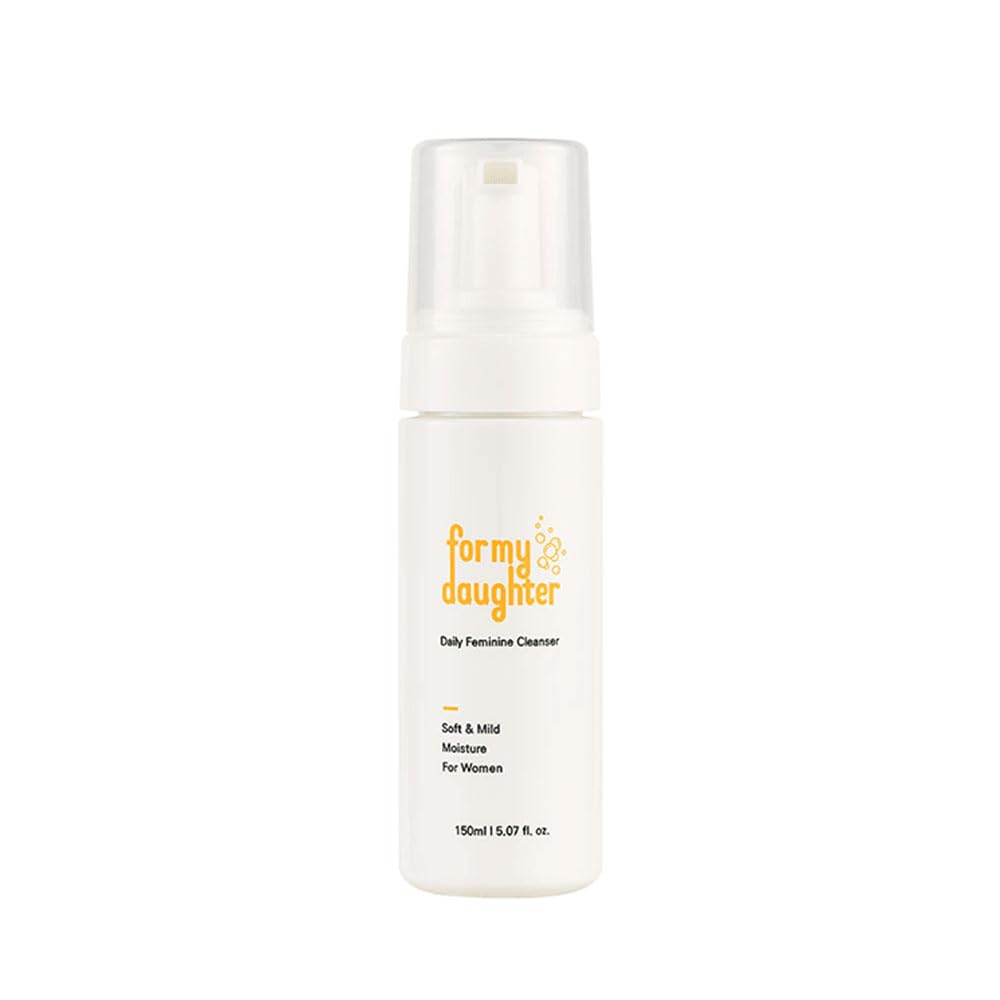 Para mi hija: botella-espuma-femenina, limpieza suave para uso diario.