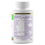 Paradise Herbs Earth's Blend Vitamin D3, etiqueta trasera, apoyo al sistema inmune y pureza de la fórmula