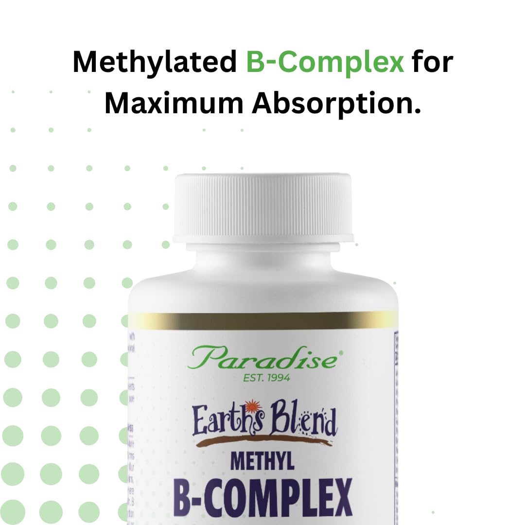 Vitaminas B metiladas Paradise Herbs para mejor absorción