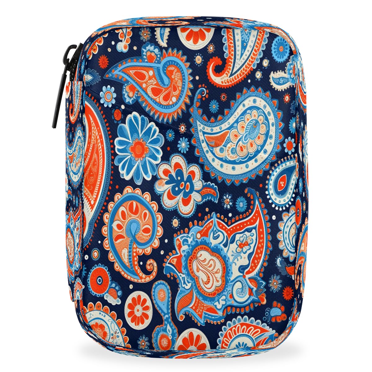 Pardick Flower Paisley organizador de pastillas de 7 días para viaje compacto.