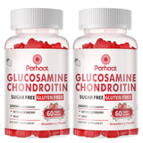 Parhaat gomitas glucosamina condroitina MSM en botella para articulaciones saludables
