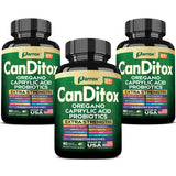 Parrox CanDitox: cápsulas en botella, fáciles de incorporar en la rutina diaria.