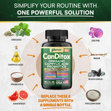 Parrox CanDitox: hoja de oliva en la fórmula natural.