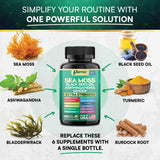 Parrox clorofila cápsulas para apoyo digestivo suave.