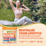 Parrox Colostrum Powder: calidad estadounidense para un complemento confiable.