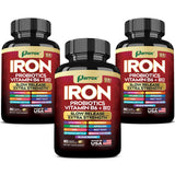 Parrox Elemental Iron con liberación lenta en botella para uso diario