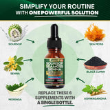 Parrox Guanábana moringa en gotas para un inicio equilibrado