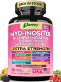 Parrox Myo Inositol: cápsulas veganas para equilibrio hormonal diario