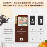 Parrox polvo de colostro, 40% IgG, complemento nutritivo para mezclar