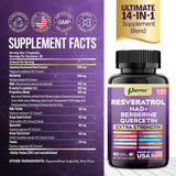 Parrox Resveratrol etiqueta clara con información de ingredientes y usos diarios