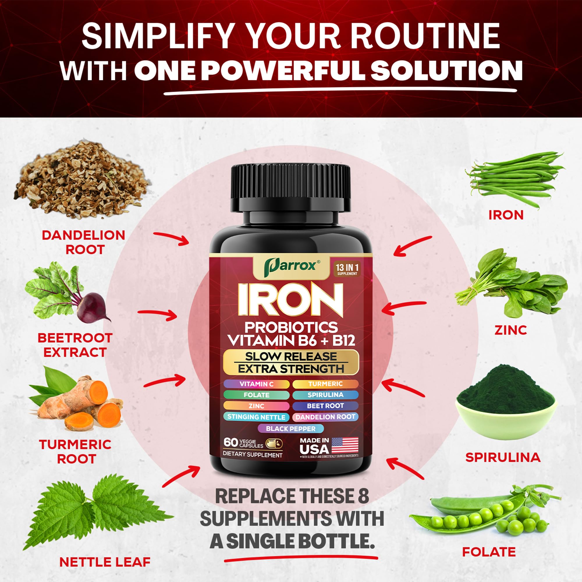 Parrox espirulina y cúrcuma – nutrición antioxidante