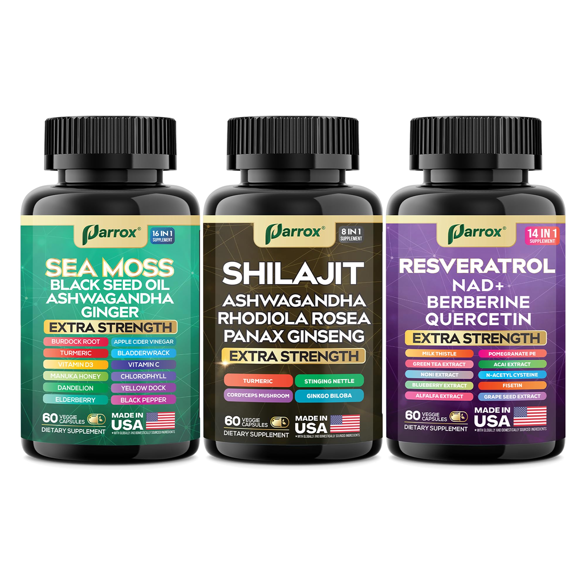 Parrox Berberina cápsulas: rutina de metabolismo equilibrado.